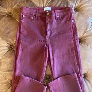 Pistola wax coated merlot jeans